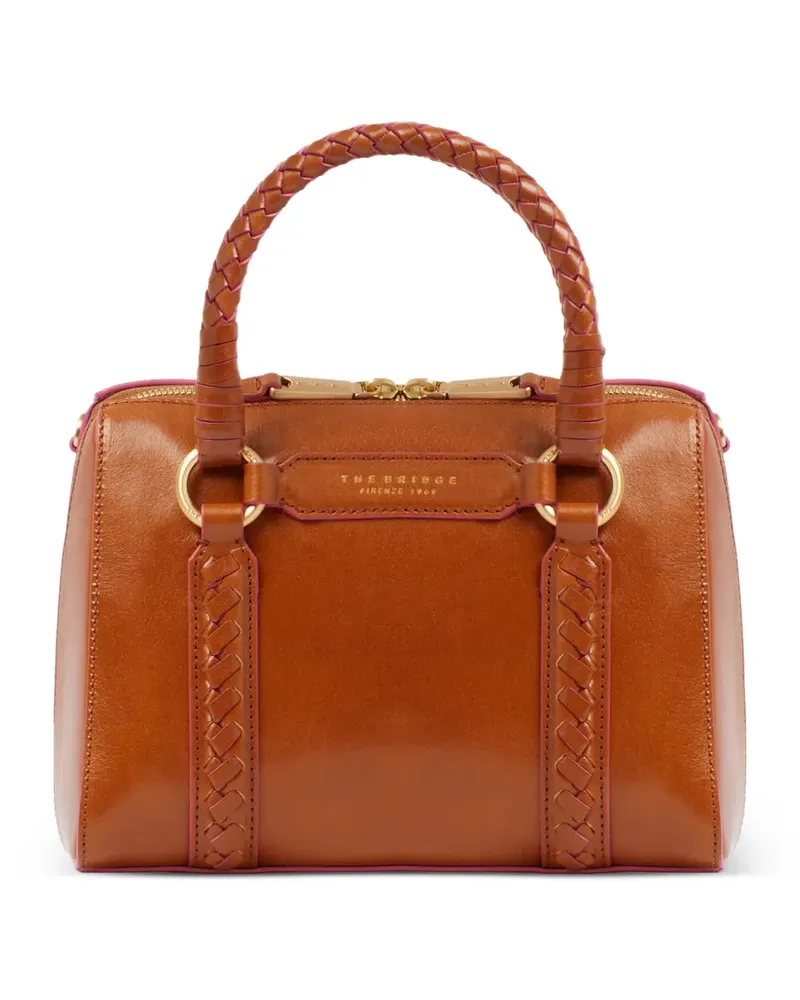 The Bridge Mini-Tasche mit Flechtriemen - Braun Braun