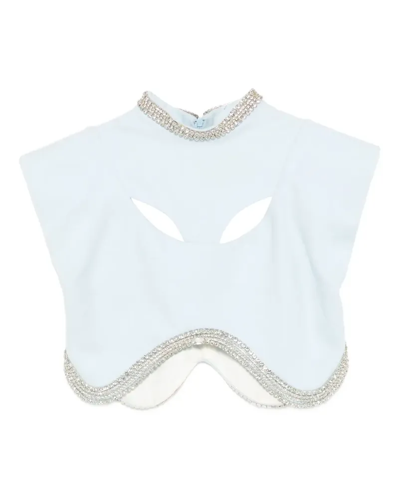 LOULOU crew-neck top - Blau Blau