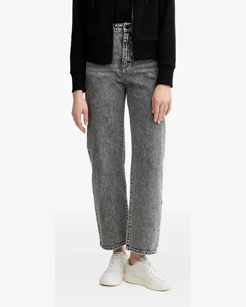 Armani Exchange Jeans mit Acid-Wash-Effekt - Grau Grau
