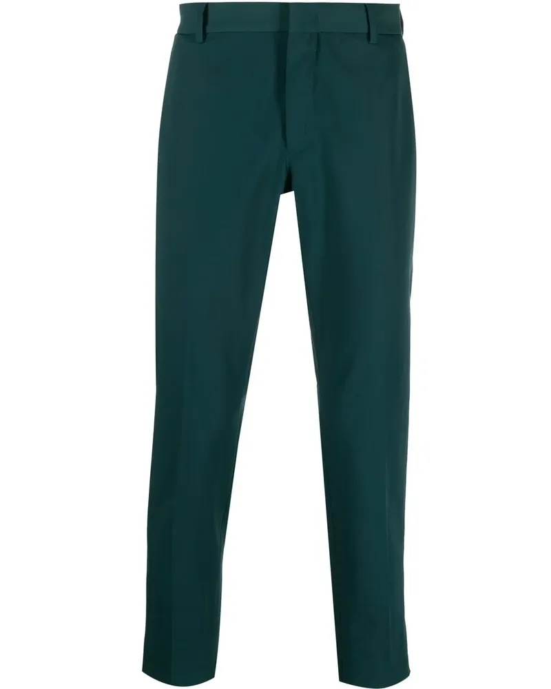 PT TORINO Straight-Leg-Hose mit Kontrastsaum - Grün Grün