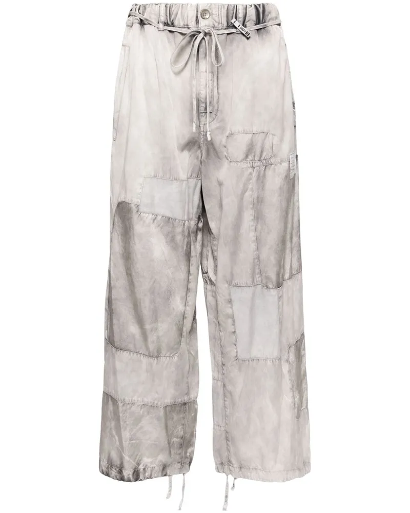 MIHARAYASUHIRO Repair Hose aus Satin - Grau Grau