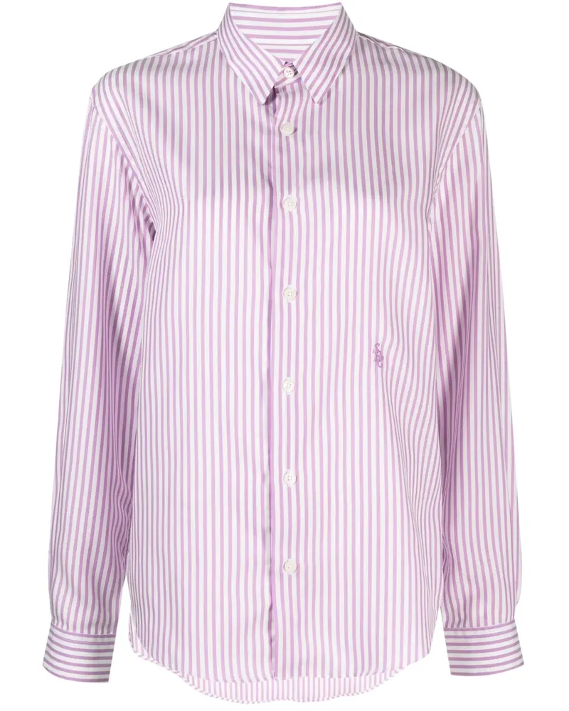 SPORTY & RICH Hemd mit Logo - Violett Violett
