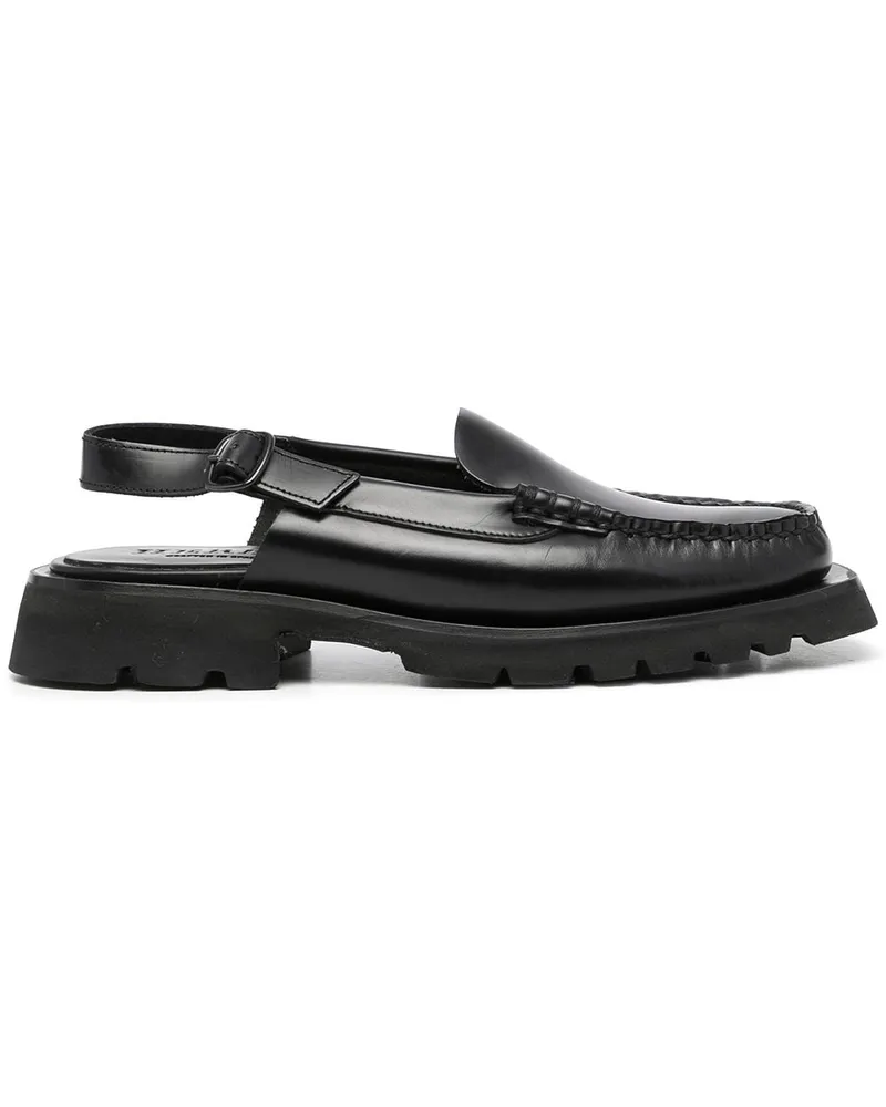 HEREU Slingback-Loafer Schwarz