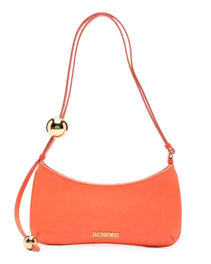 Jacquemus Bisou Perle shoulder bag - Orange Orange
