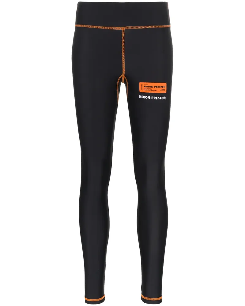 Heron Preston Leggings mit Ziernähten - Schwarz Schwarz