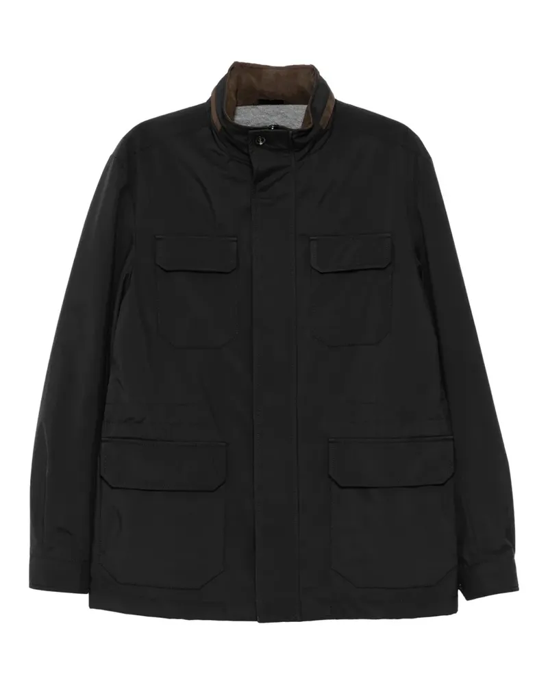 N.Peal Wetterfeste Vale Jacke - Grau Grau
