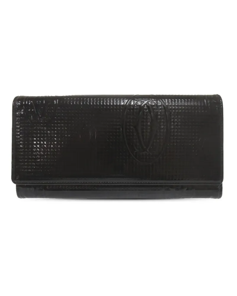 Cartier 1990-2010 langes Happy Birthday Portemonnaie - Schwarz Schwarz