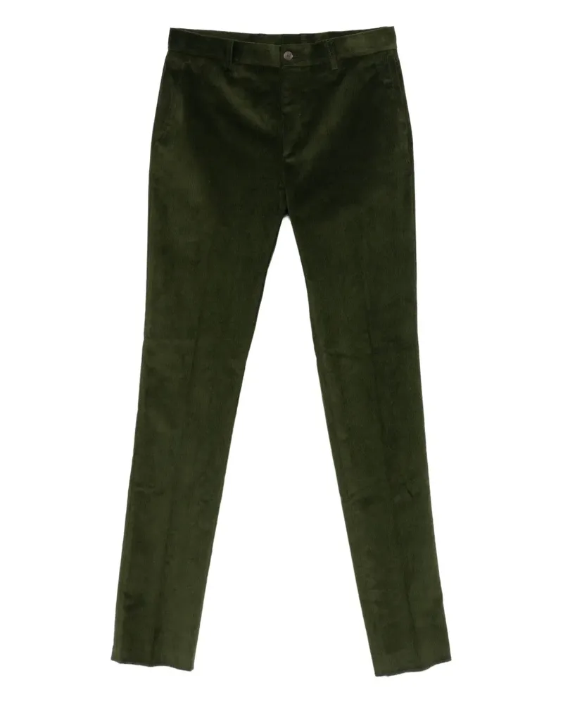 Etro Gerade Cordhose - Grün Grün