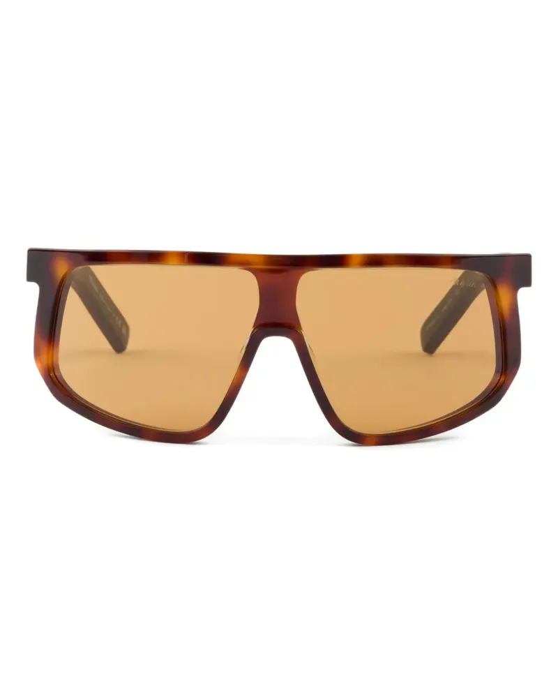 Prada Sonnenbrille mit -Logo - Braun Braun