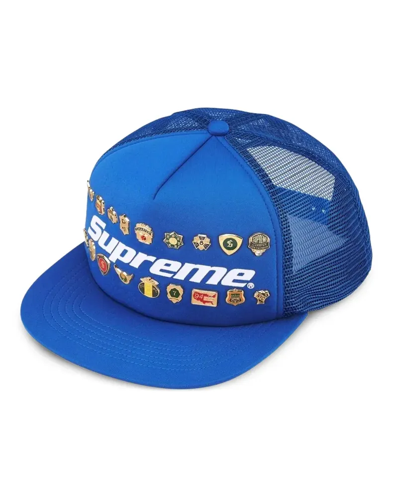 Supreme Being pin-embellished five-panel cap hat - Blau Blau