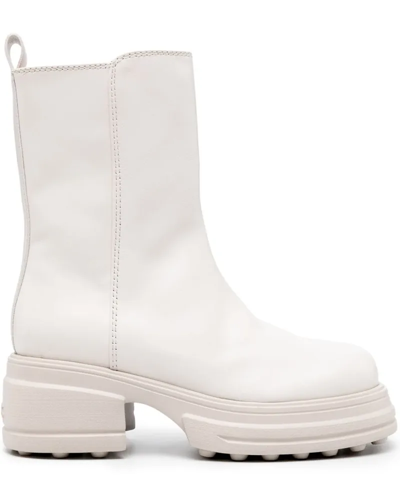 TOD'S Stiefel mit Reißverschluss - Weiß Weiß