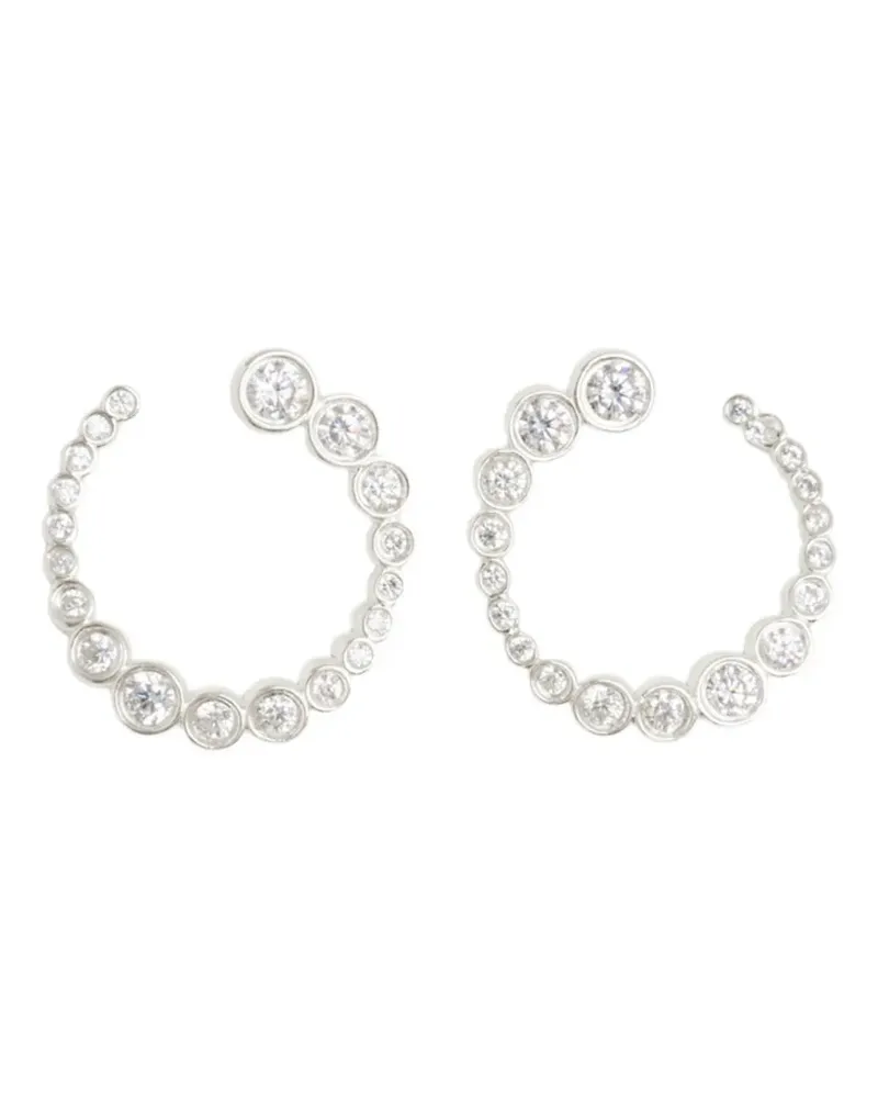 RAGBAG Odette 925 sterling silver spiral earrings - Silber Silber