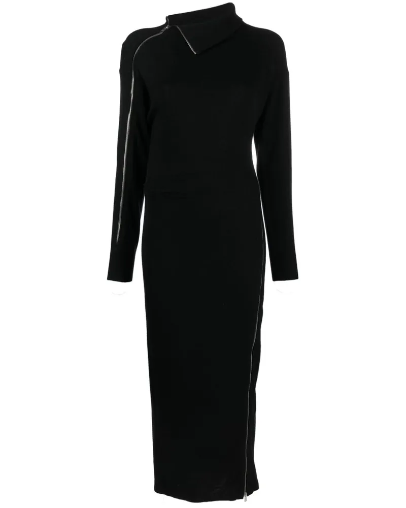 Isabel Marant Gemmy Midikleid - Schwarz Schwarz