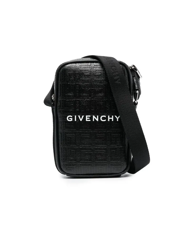 Givenchy Kuriertasche mit Logo-Prägung - Schwarz Schwarz