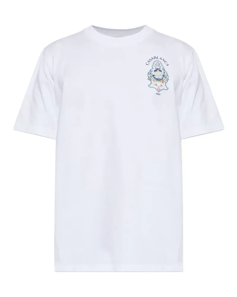 Casablanca Paris graphic-print T-shirt - Weiß Weiß