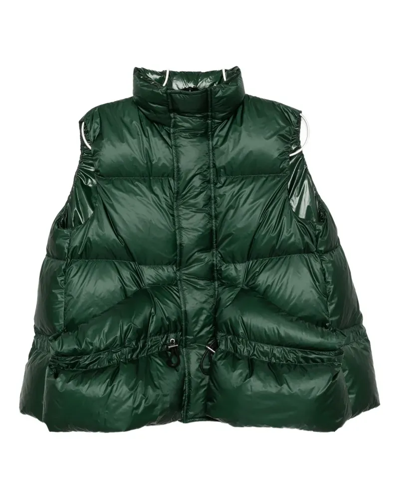 Sacai Gefütterte Weste - Grün Grün