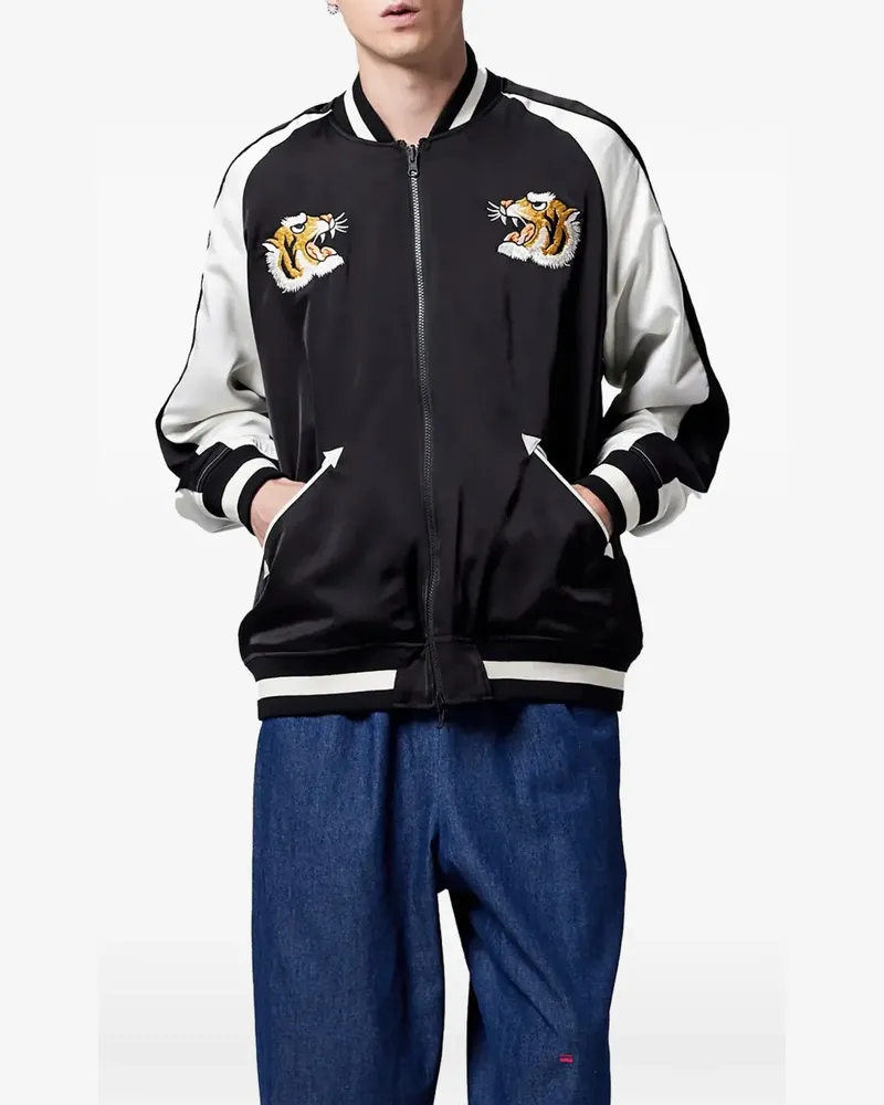 TAION Ska reversible embroidered jacket - Schwarz Schwarz