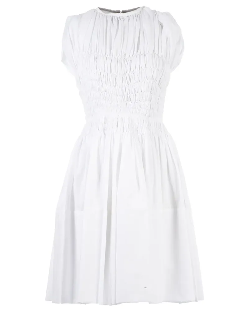 Maison Rabih Kayrouz ruched flared dress - Weiß Weiß