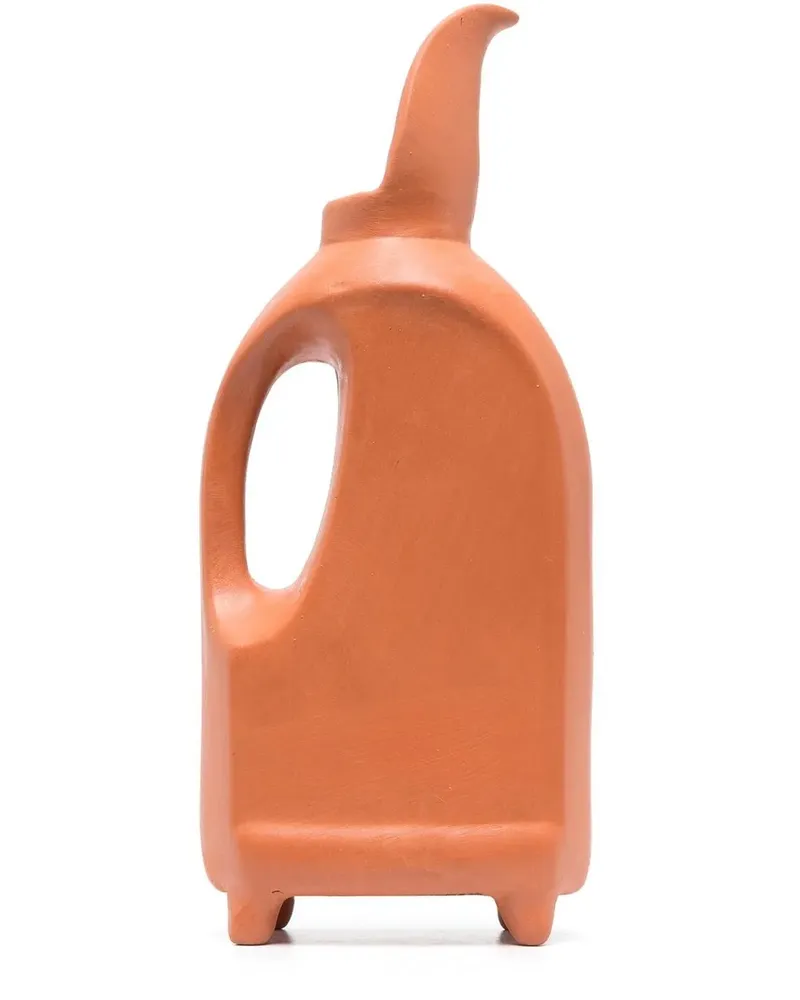 Lola Mayeras x Browns Karaffe aus Keramik - Orange Orange