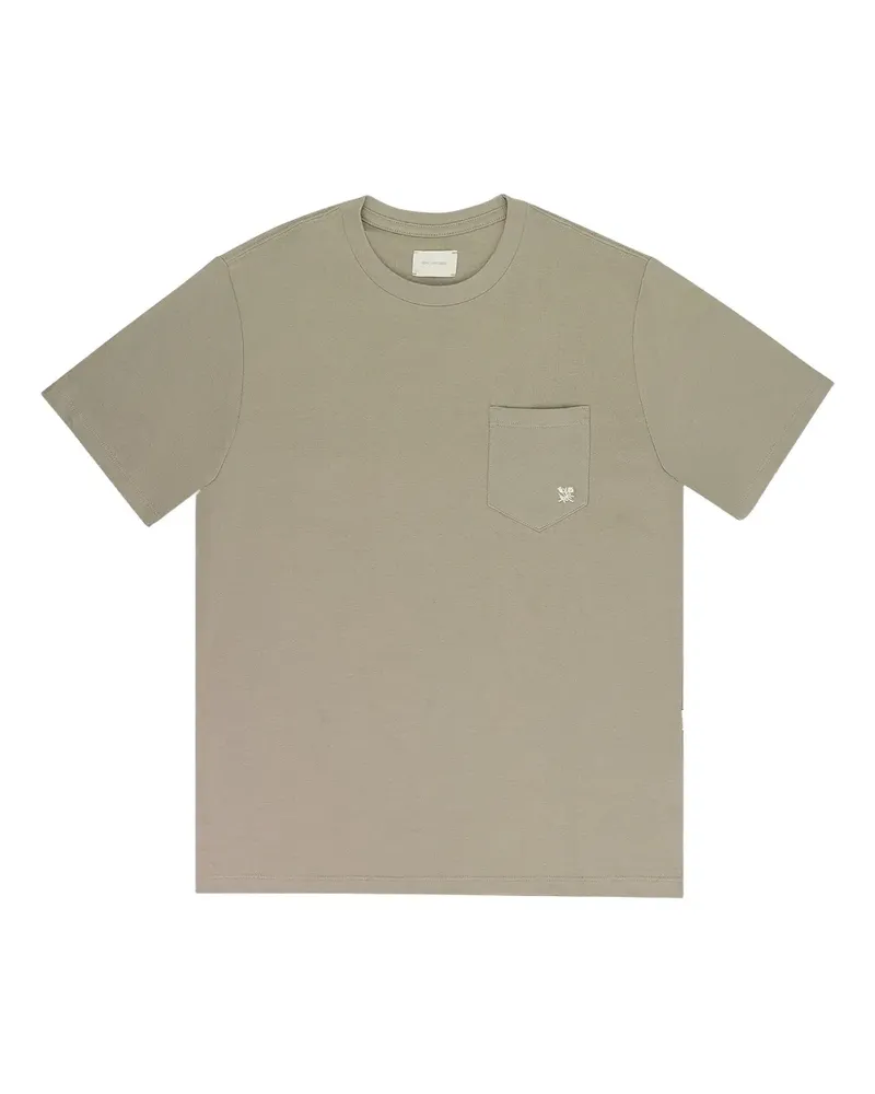 Aimé Leon Dore Stadium Crest-embroidered "Tan" T-shirt - Grün Grün