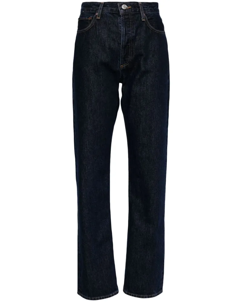 AGOLDE Gerade Jeans im Five-Pocket-Design - Blau Blau