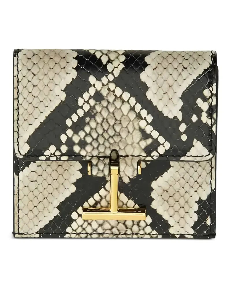 Tom Ford Portemonnaie mit Schlangenleder-Effekt - ANIMALIER Animalier