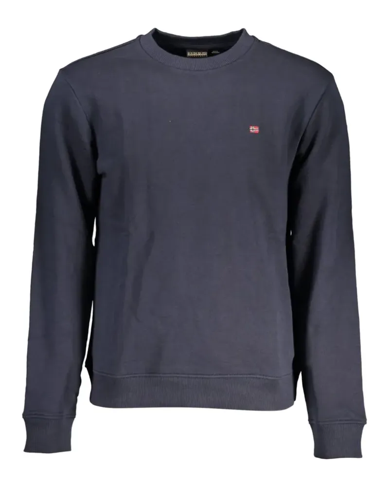 Napapijri logo-patch sweatshirt - Blau Blau