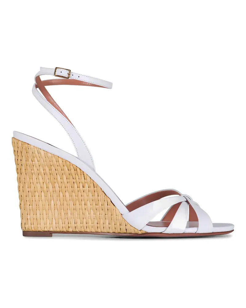 Aquazzura Gewebte Tati Sandalen - Grau Grau