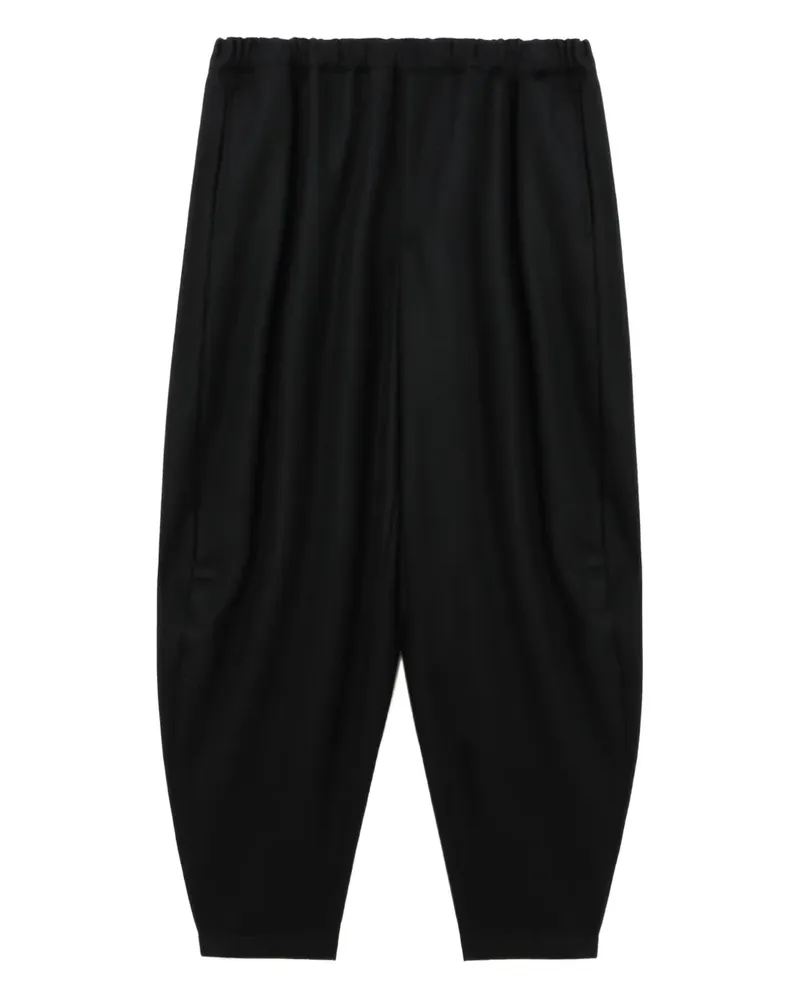 Comme des Garçons Hose mit elastischem Bund - Schwarz Schwarz