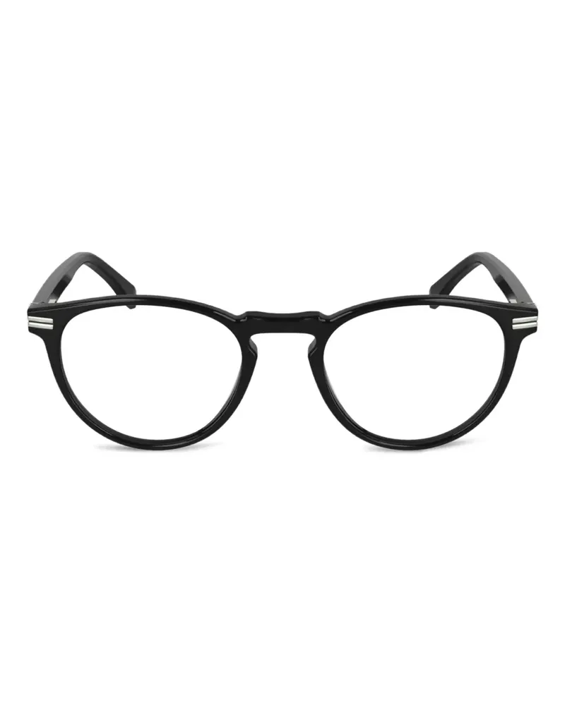 Lacoste Brille mit rundem Gestell - Schwarz Schwarz
