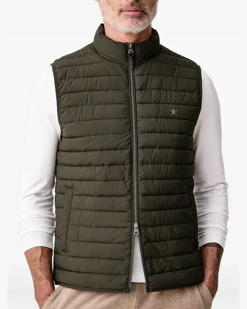 Hackett quilted gilet - Grün Grün
