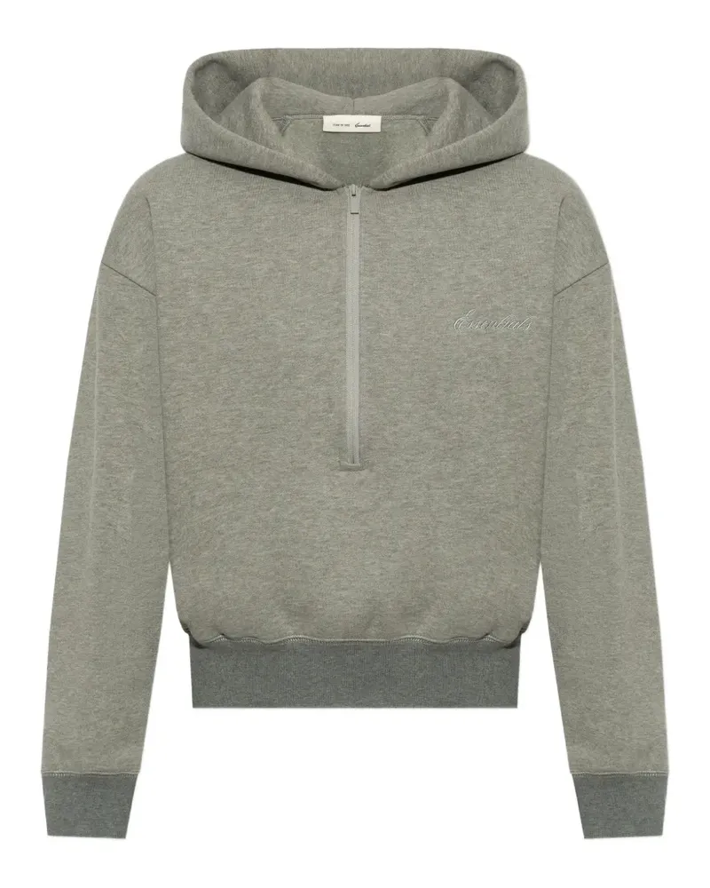 Fear of God logo-patch hoodie - Grau Grau