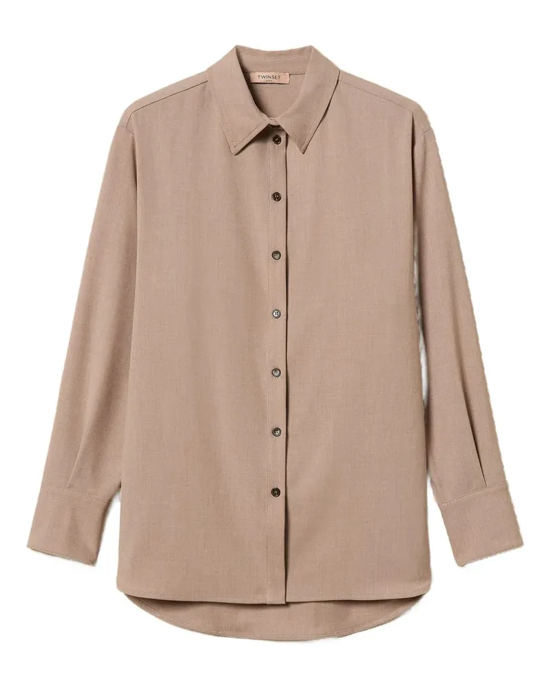 Twin-Set side-slits shirt - Braun Braun