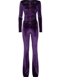 Philipp Plein Jumpsuit mit Cut-Outs Violett