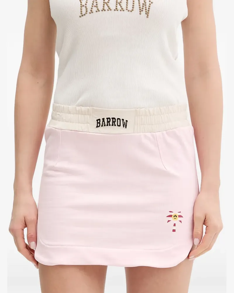 BARROW Midirock mit Logo-Patch - Rosa Rosa