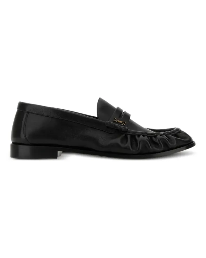 Saint Laurent leather penny loafers - Schwarz Schwarz