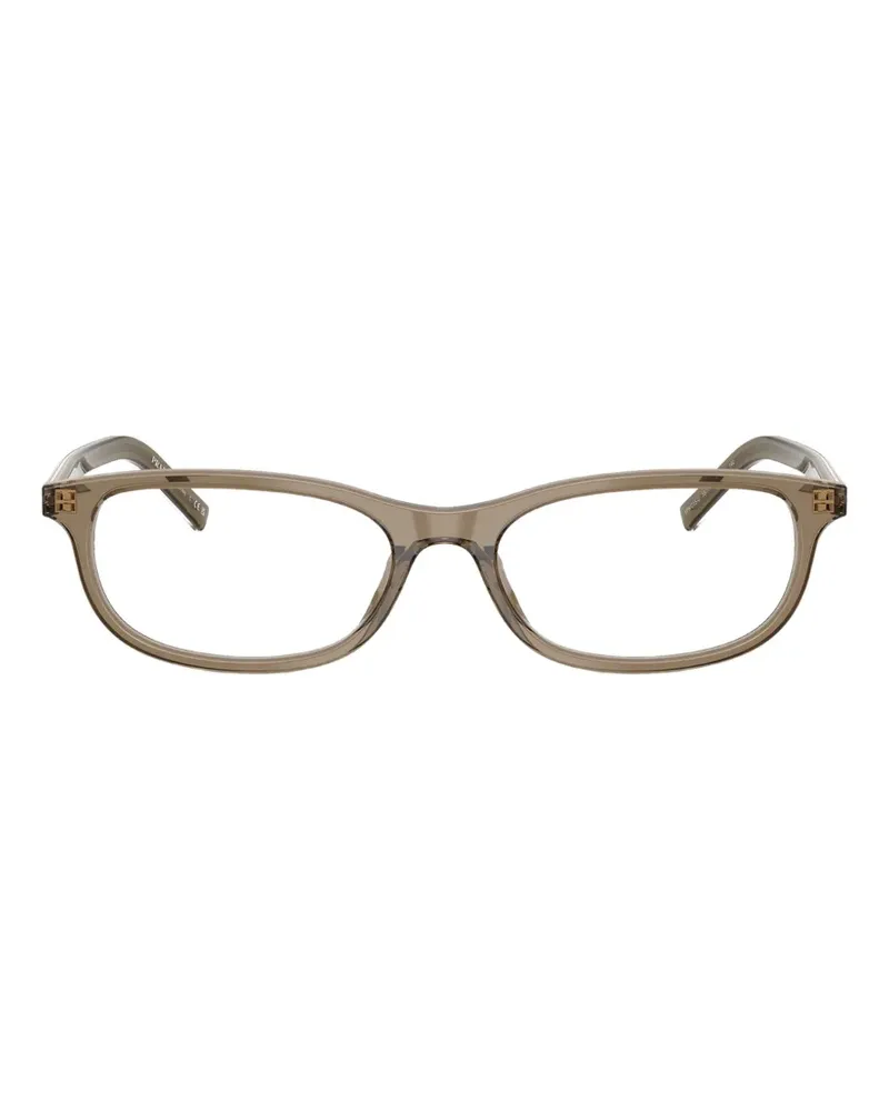 Prada Brille mit eckigem Gestell - Braun Braun