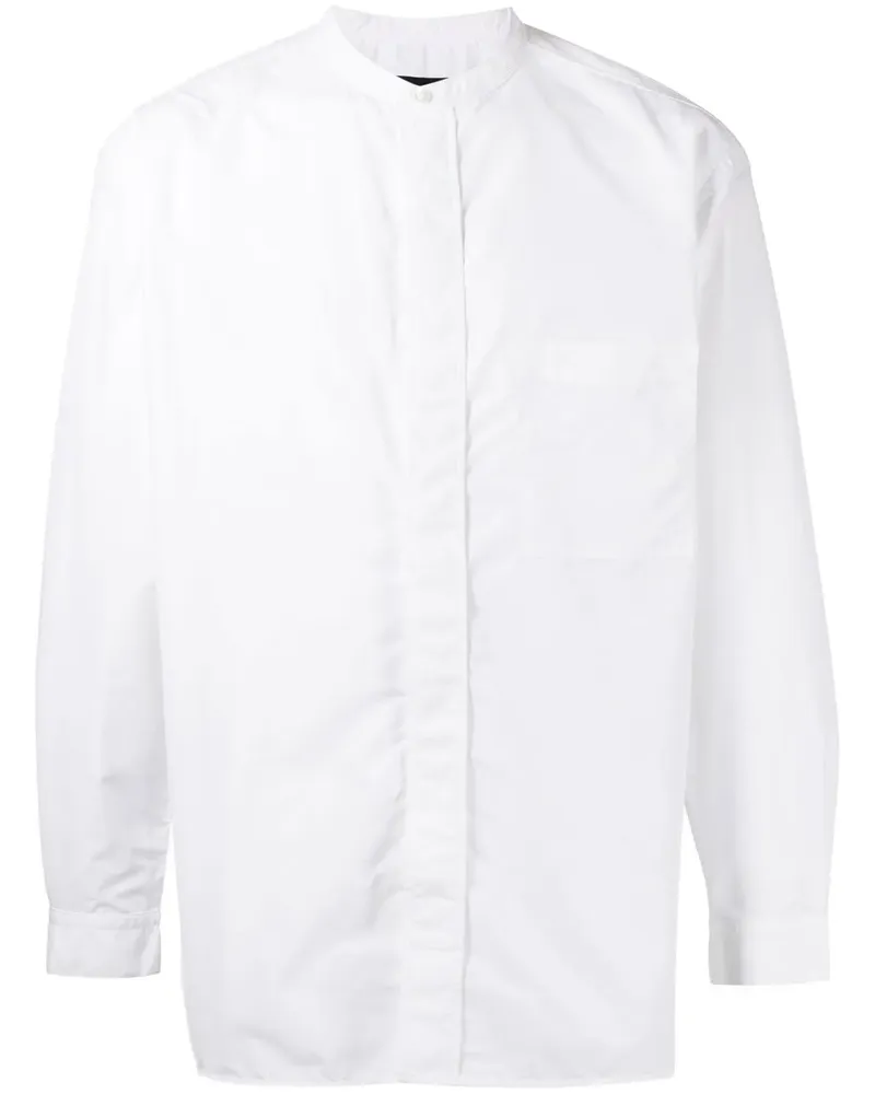 3.1 phillip lim Hemd mit Stehkragen - Weiß Weiß