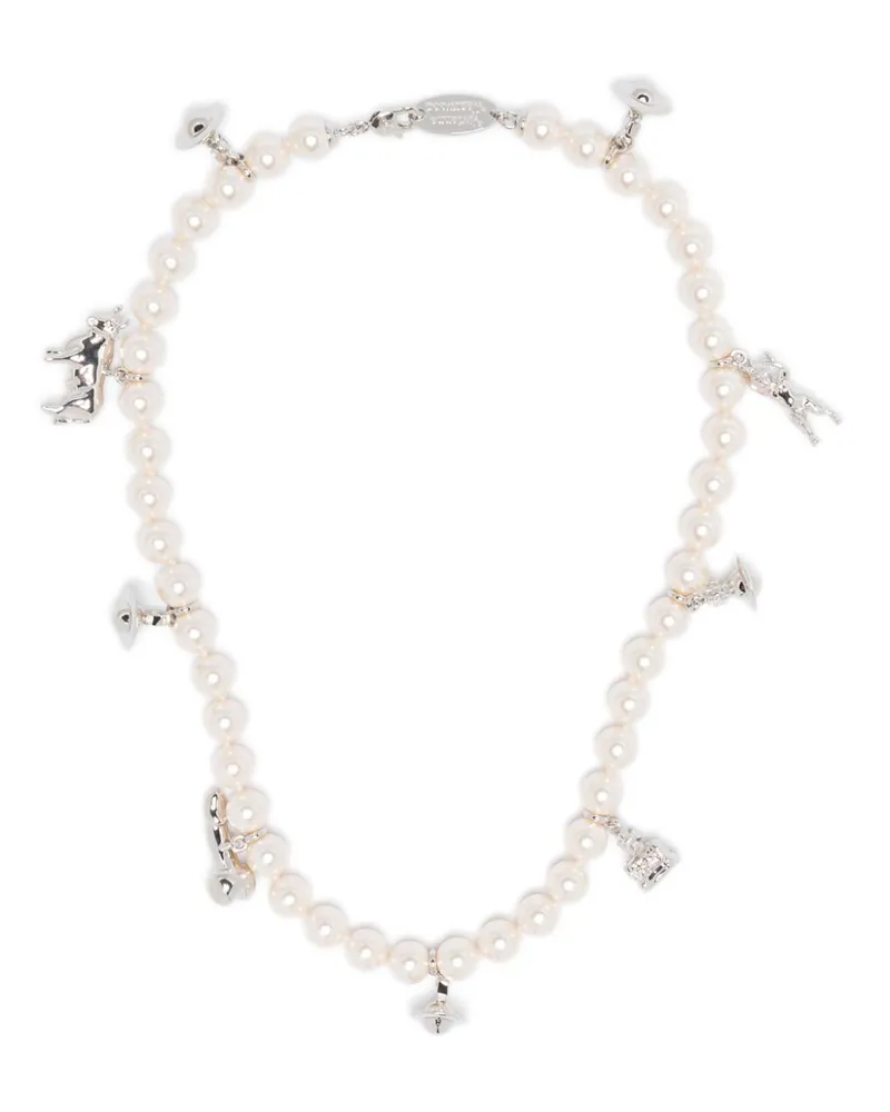 Vivienne Westwood Anglo Halskette - Silber Silber