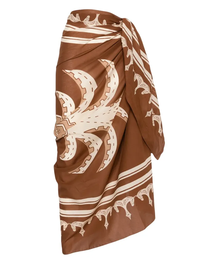 Johanna Ortiz Ancestral Palm Pareo - Braun Braun