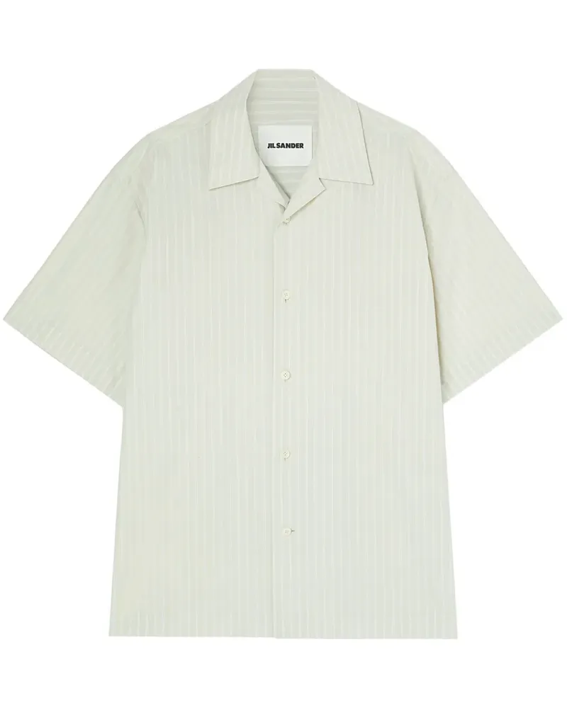 Jil Sander Gestreiftes Hemd - Nude Nude