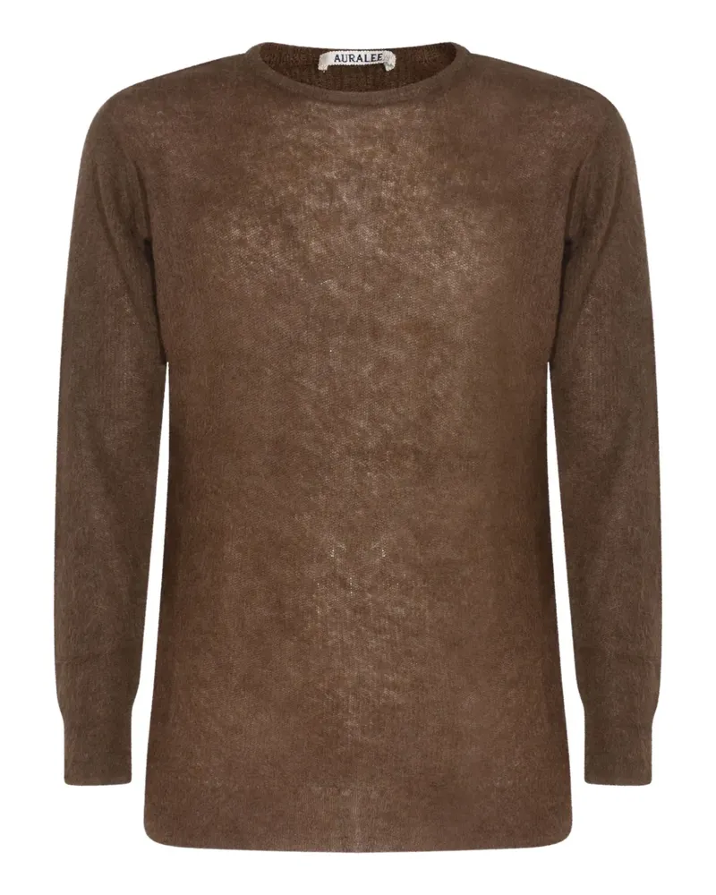 AURALEE Langärmeliger Pullover - Braun Braun