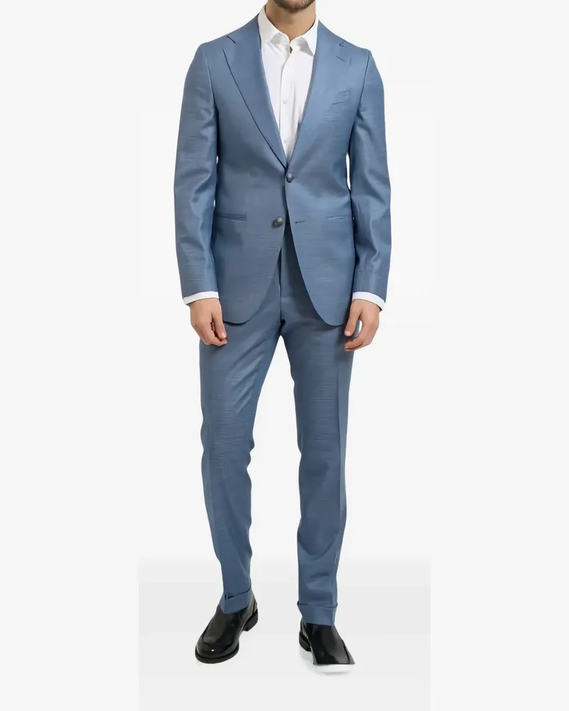 HUGO BOSS single-breasted two-piece suit - Blau Blau
