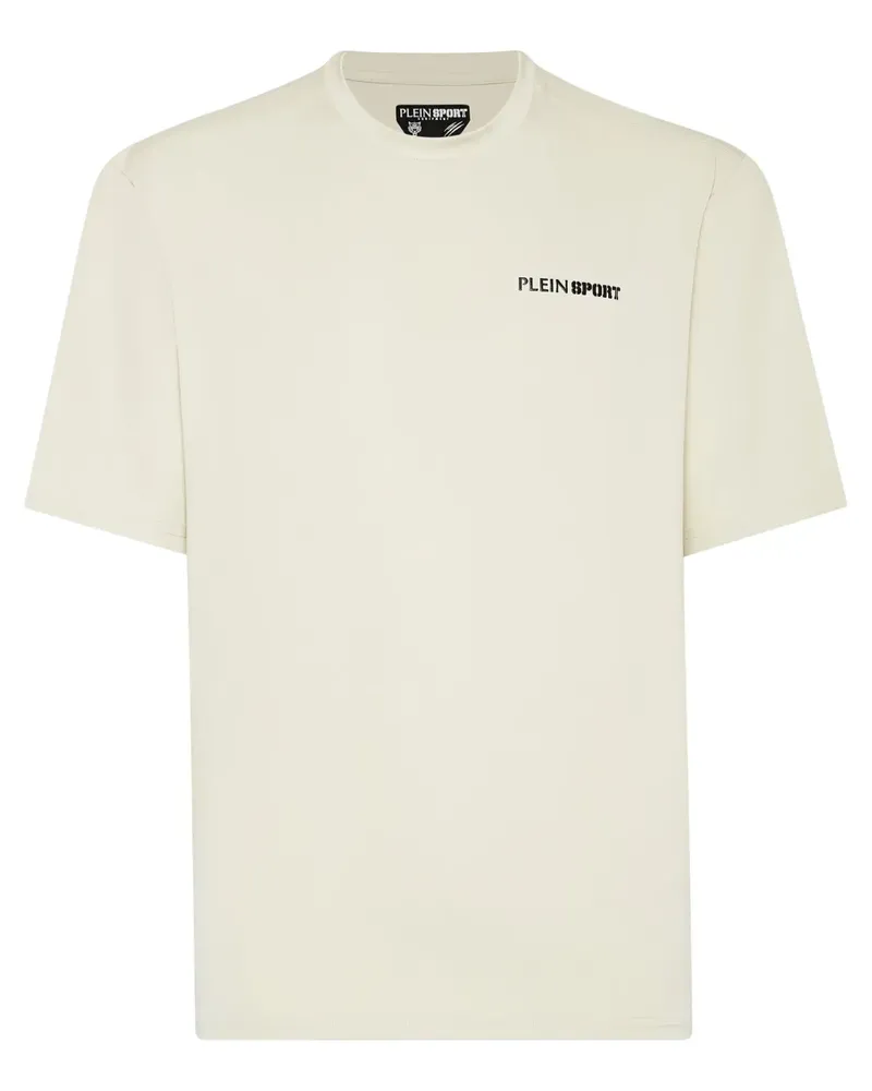 Philipp Plein T-Shirt mit Mikro-Rippung - Grau Grau