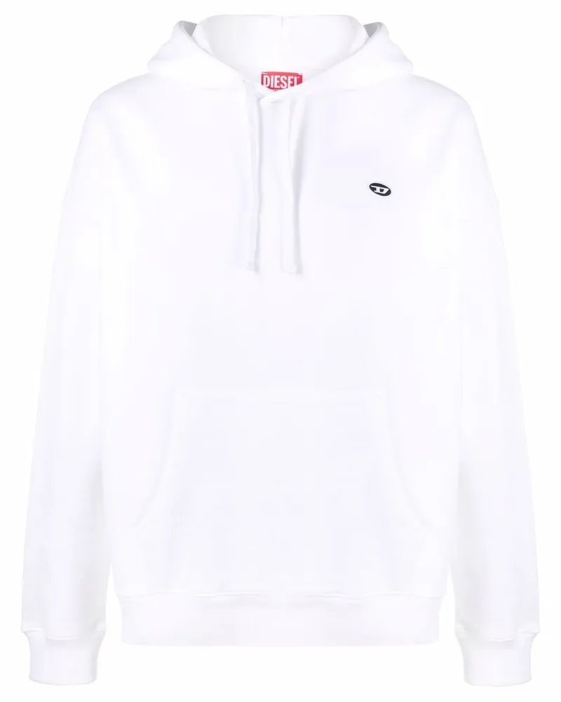 Diesel S-Rob-Doval-PJ Hoodie Weiß