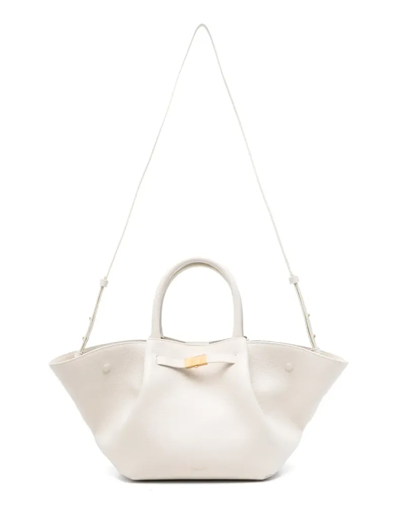 DeMELLIER small New York leather tote bag - Weiß Weiß