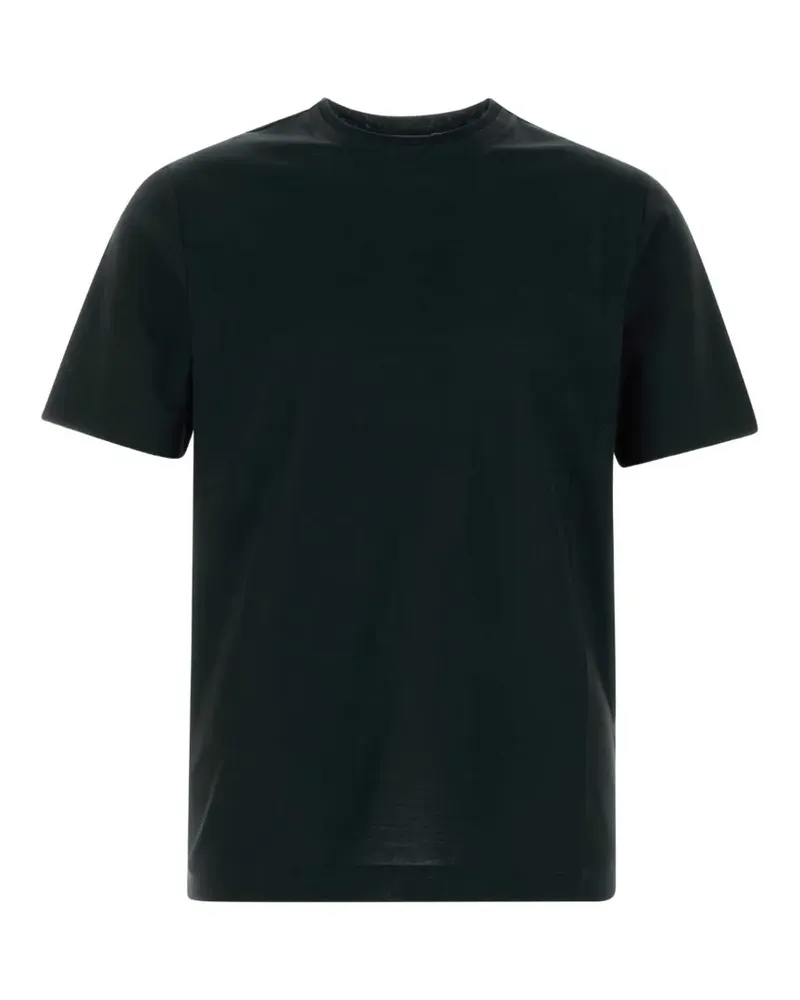 Canali cotton crew-neck T-shirt - Schwarz Schwarz