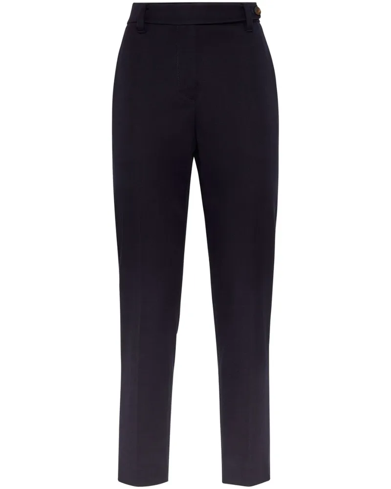 Brunello Cucinelli Klassische Slim-Fit-Hose - Blau Blau