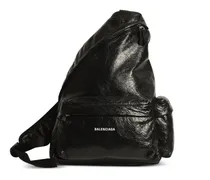 Asymmetrischer Explorer Rucksack - Schwarz