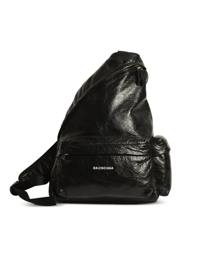 Balenciaga Asymmetric Explorer backpack - Schwarz Schwarz